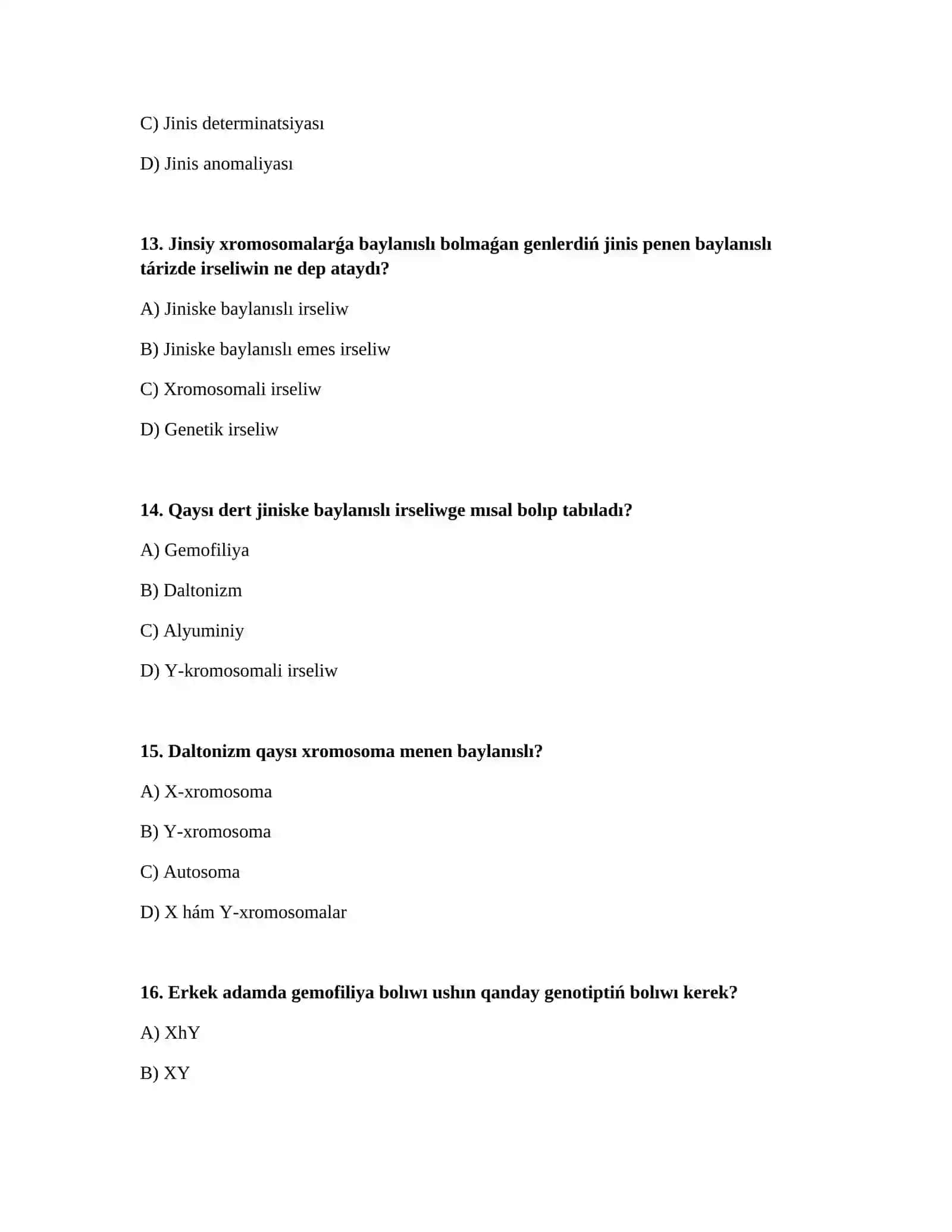 Jinis genetikasi 4