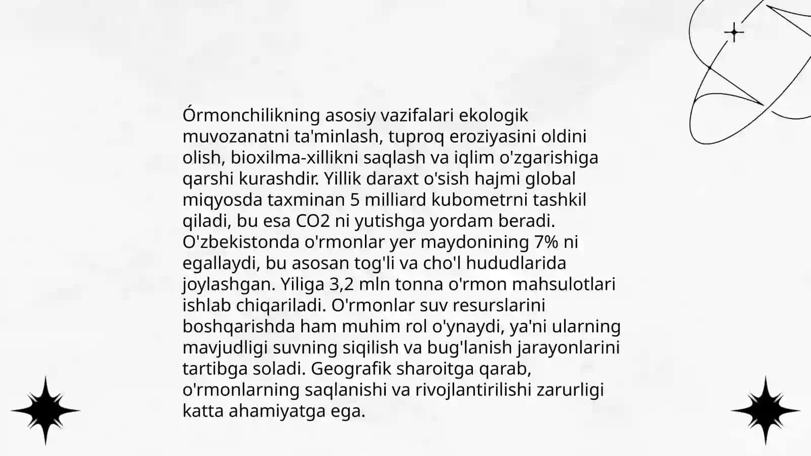 Órmonchilik fani maqsadi va vazifalari órmon xaqda tushuncha 4
