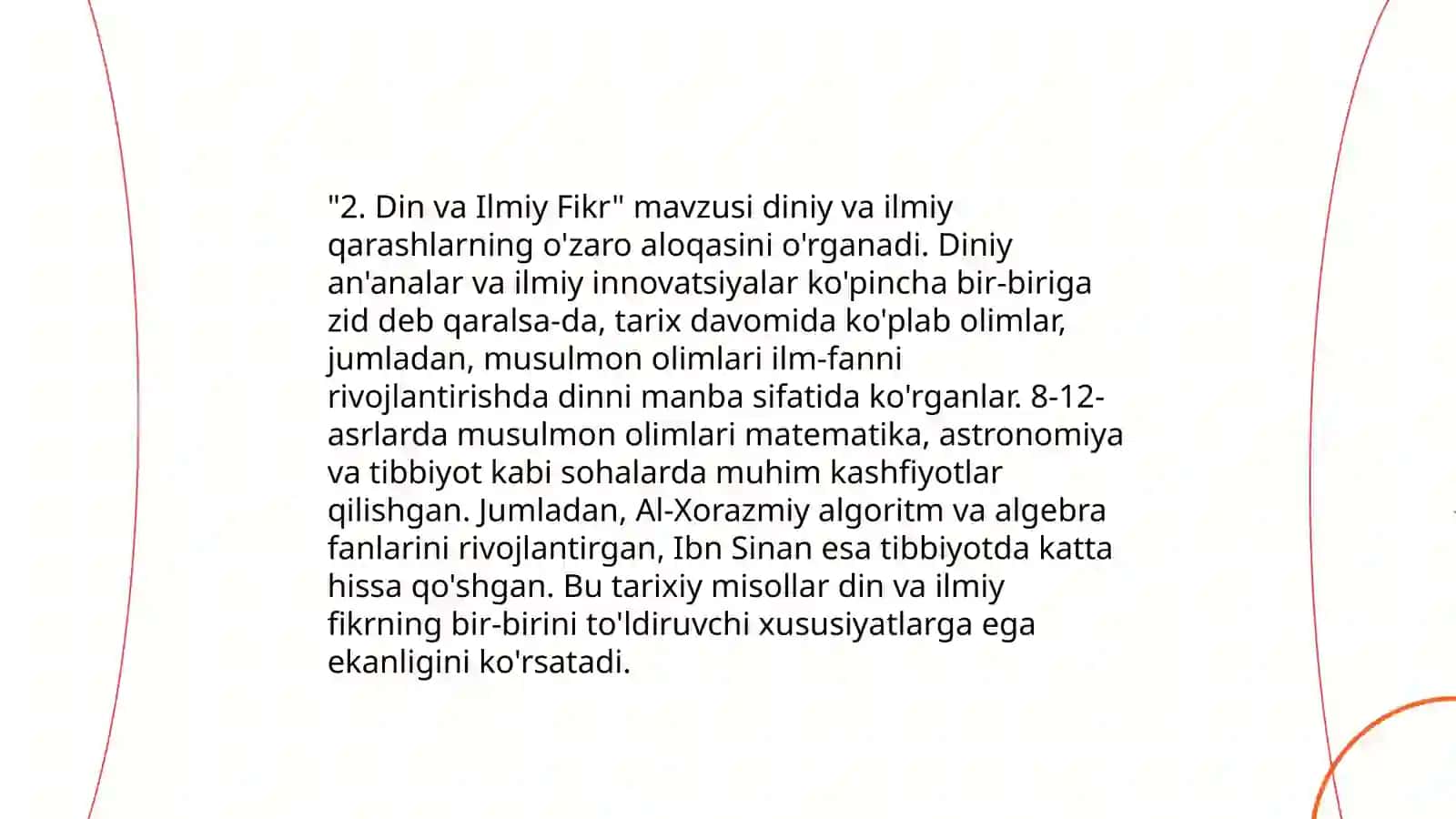 Din va Hurfikrlikning Tarixi 4
