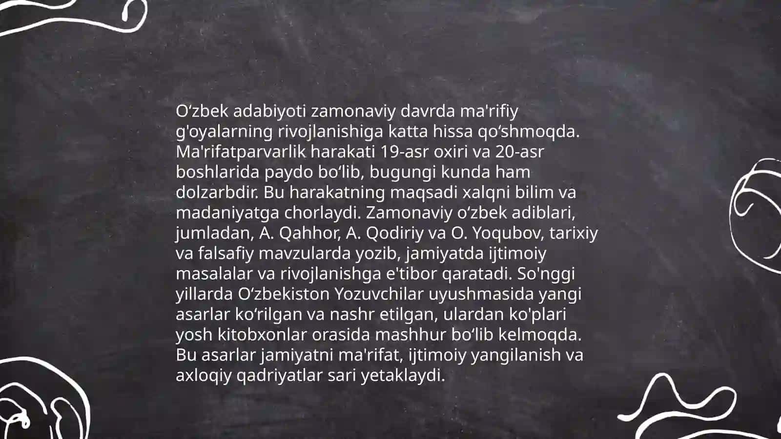 Hozirgi o‘zbek adabiyotida marifiy masalalarning badiiy talqini 4