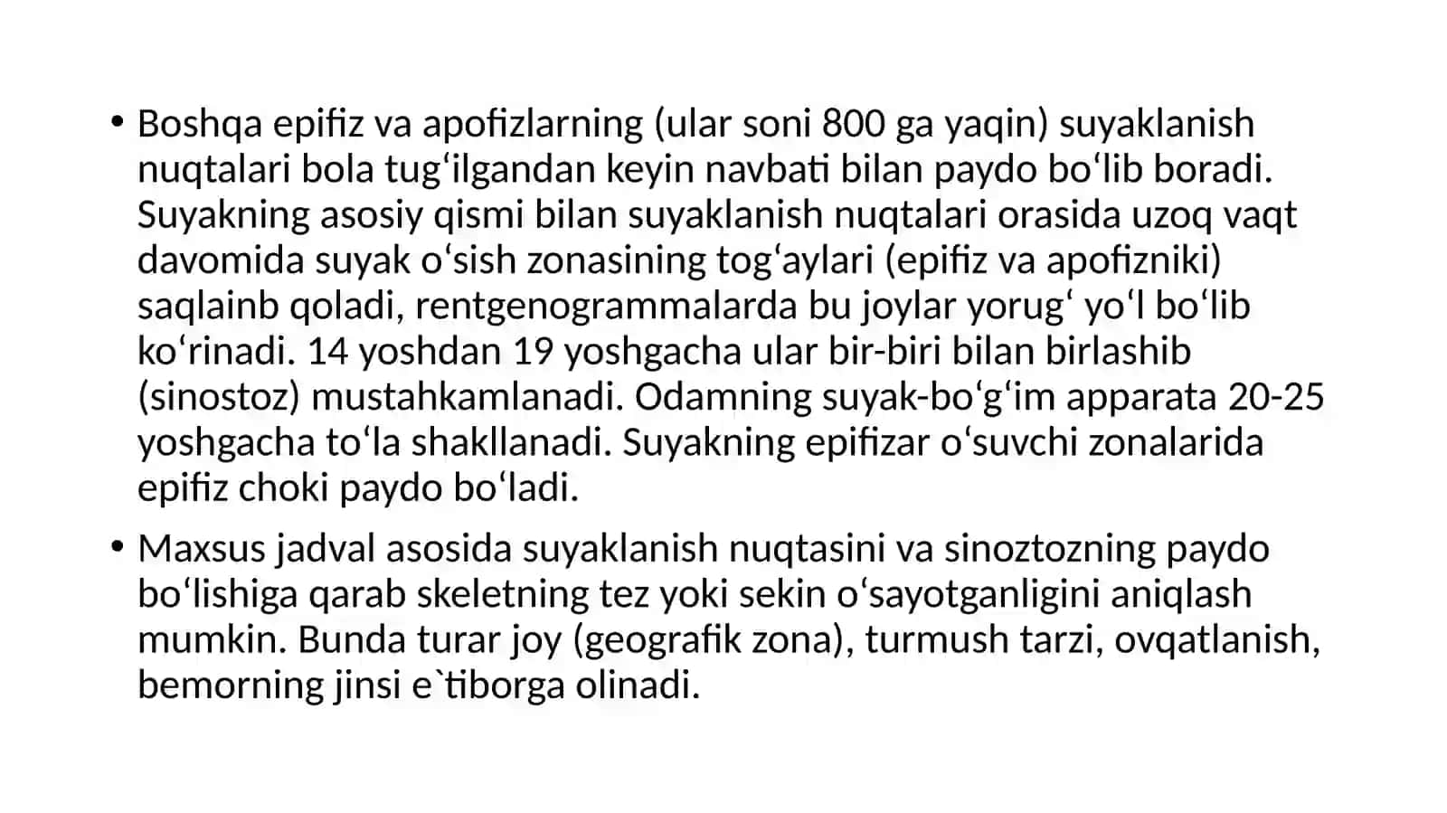 Yoshlardagi keksalik davrida suyak-bo’g’im sistemaning o’zgarishlari 4