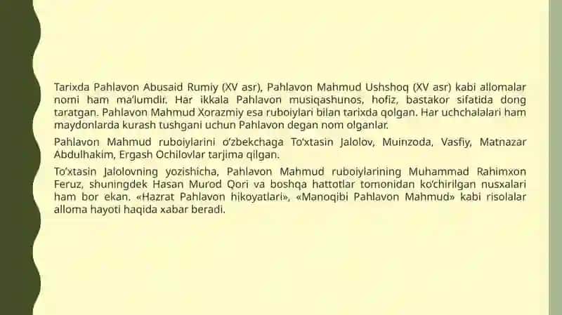 Pahlavon Mahmud madrasasi 4