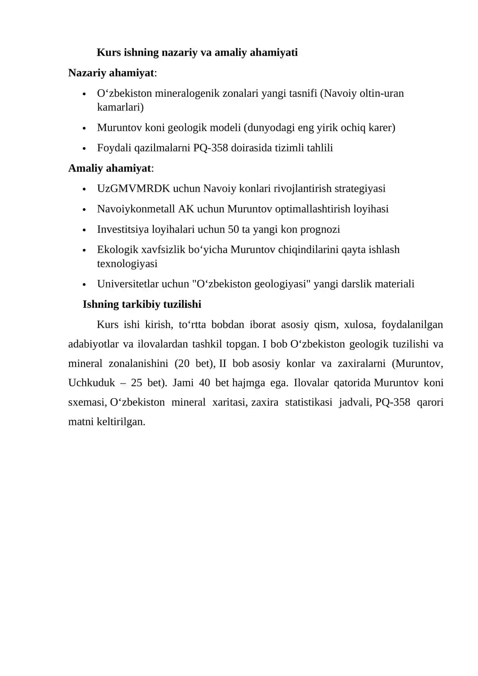 Oʻzbekistonning foydali qazilamalariga 4