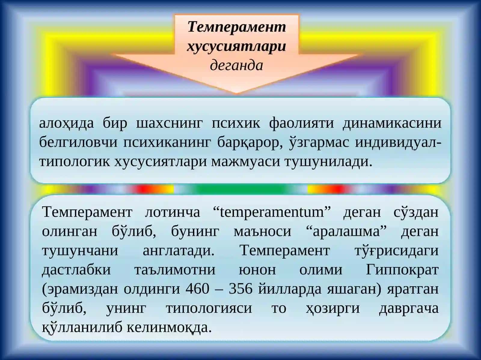 Темперамент ва унинг назариялари 4