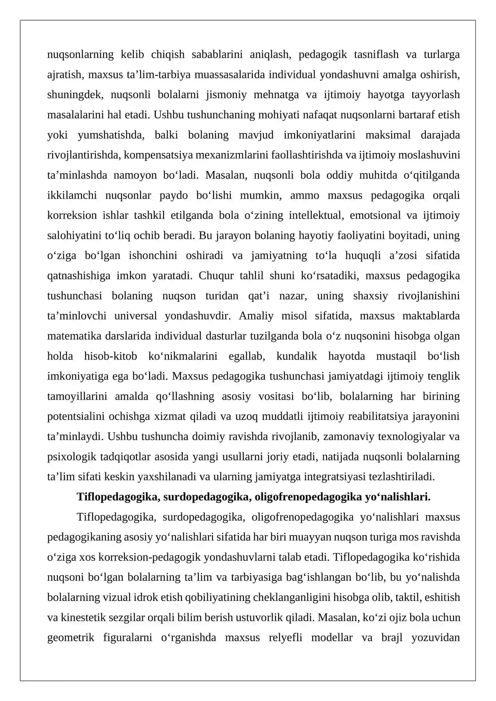 Maxsus pedagogikada matematika fanining tarbiyaviy imkoniyatlarini tahlil qilish 4