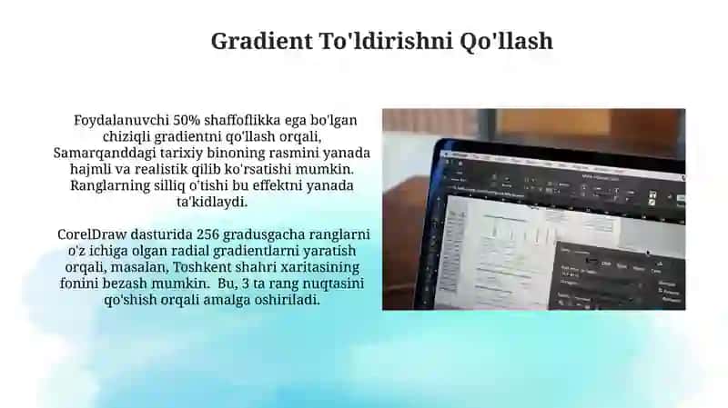 CorelDraw dasturida Shape (figura) instrumenti bilan ishlash 4