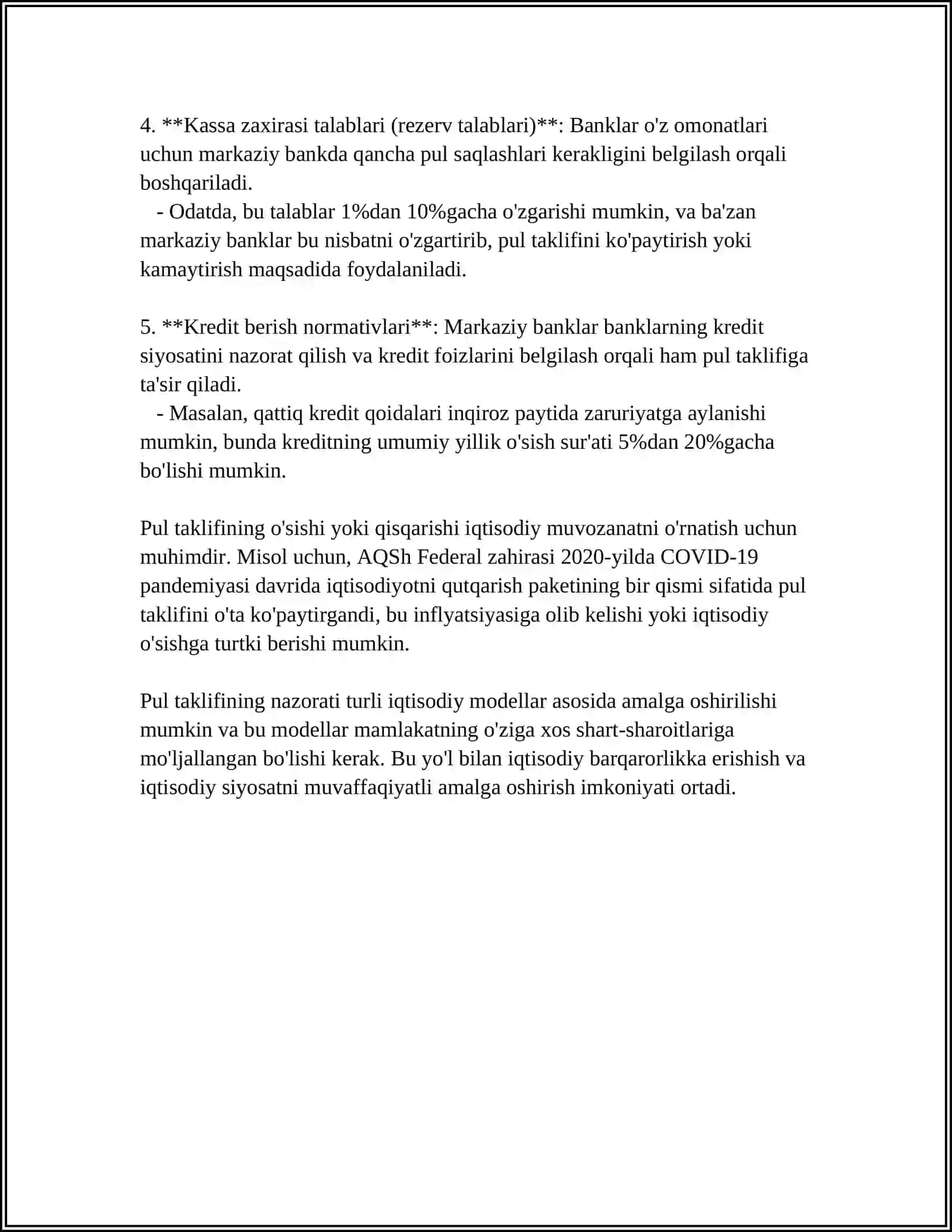 PUL TAKLIFI 4