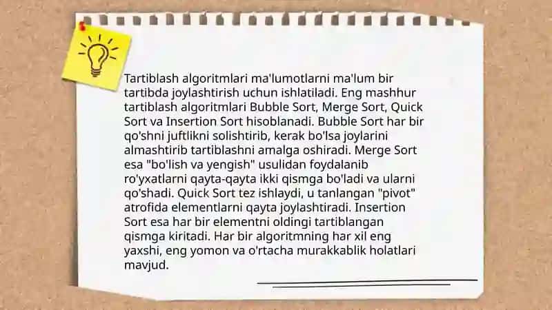 Tibbiyot sohasiga oid jadval ma'lumotlarini guruhlash, tartiblash, saralash va filtrlash 4