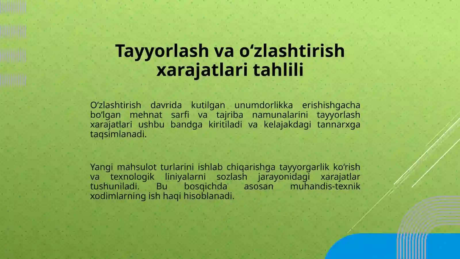 To‘qimachilik korxonalarida ish haqi xarajatlarini hisoblash va tahlil qilish 4