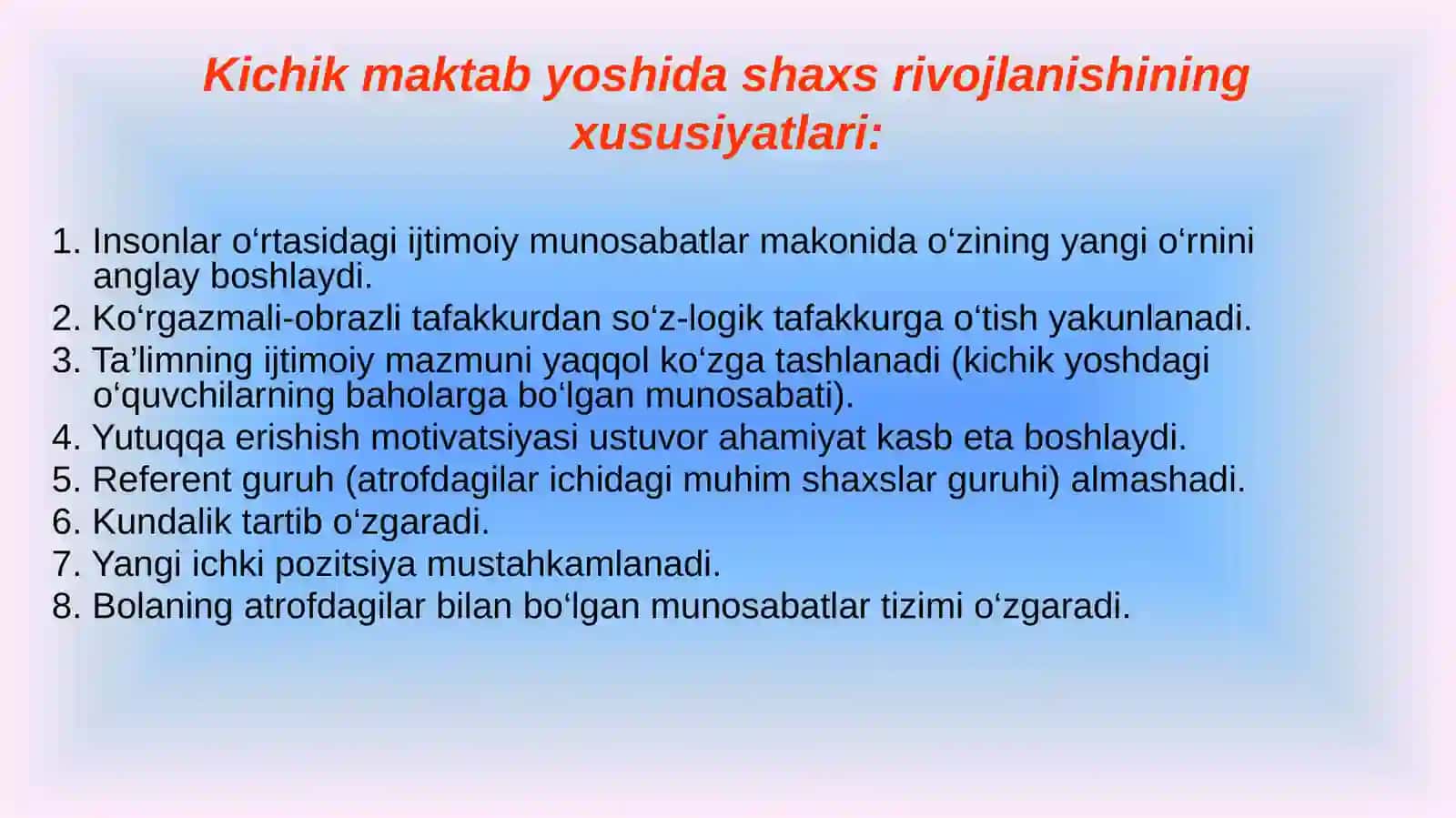 Kichik Maktab Yoshi 4