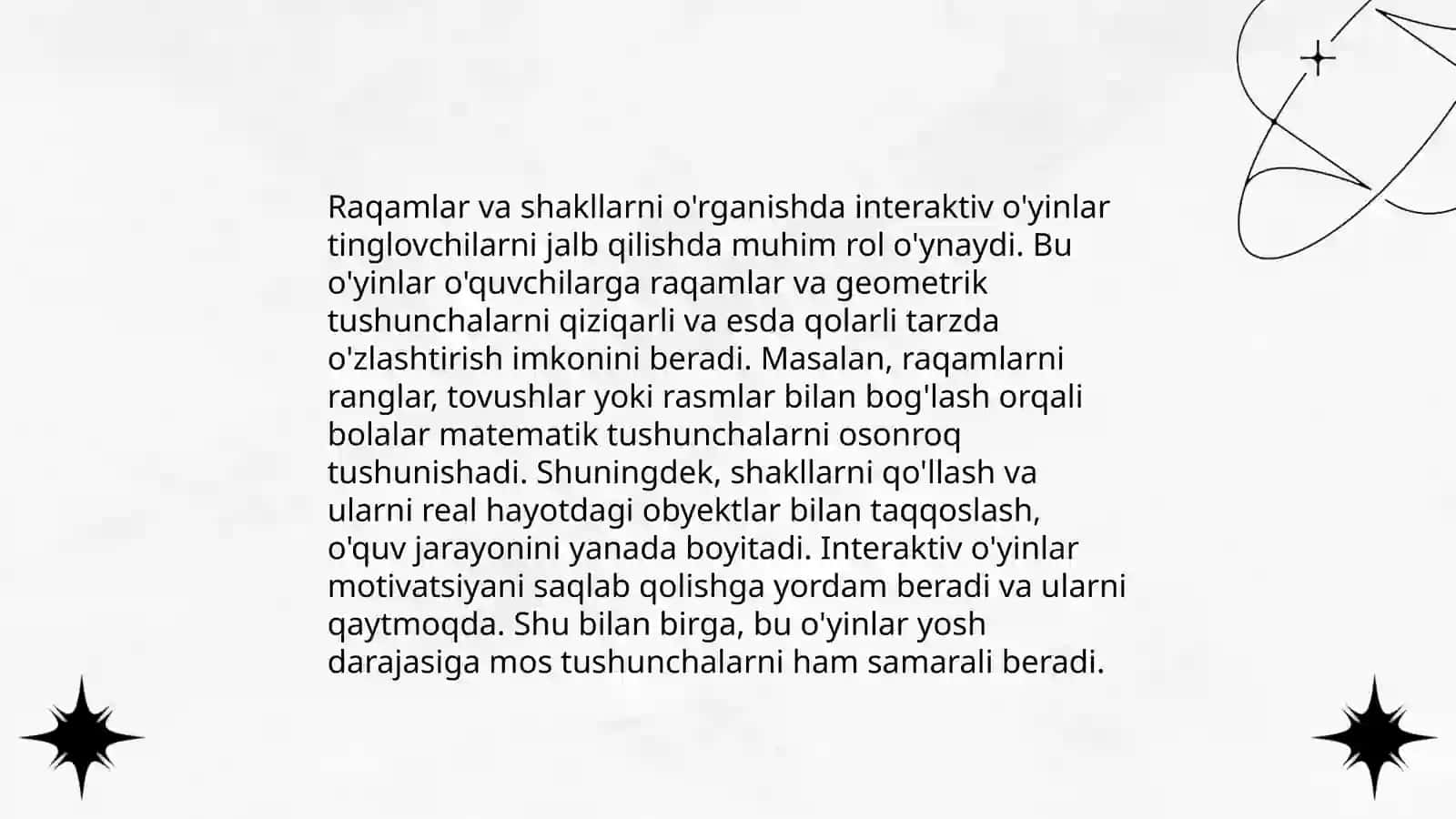 Dastlabki matematik bilim o'rgatuvchisi 4