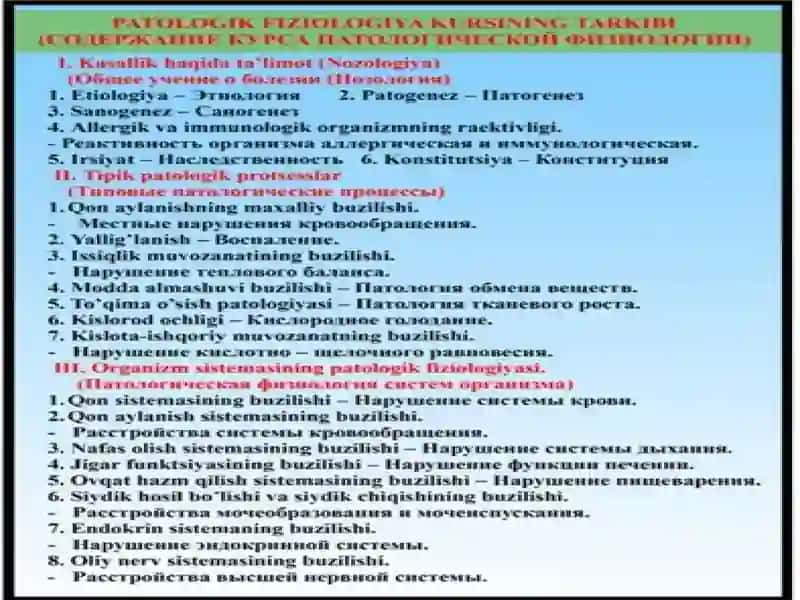Норма, соглик ва касаллик  хакида  тушунча.Патологик физиологиядан тажрибавий нусхалар яратиш  ва уни амалиётга тадбик этиш. 4