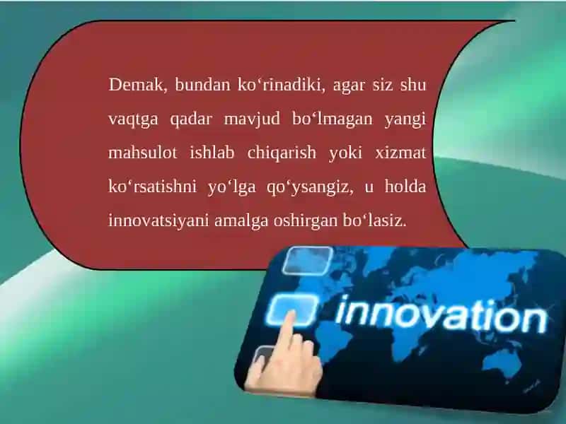 Innovatsion faoliyat | Innovatsiyalar mohiyati va korxona faoliyati 4