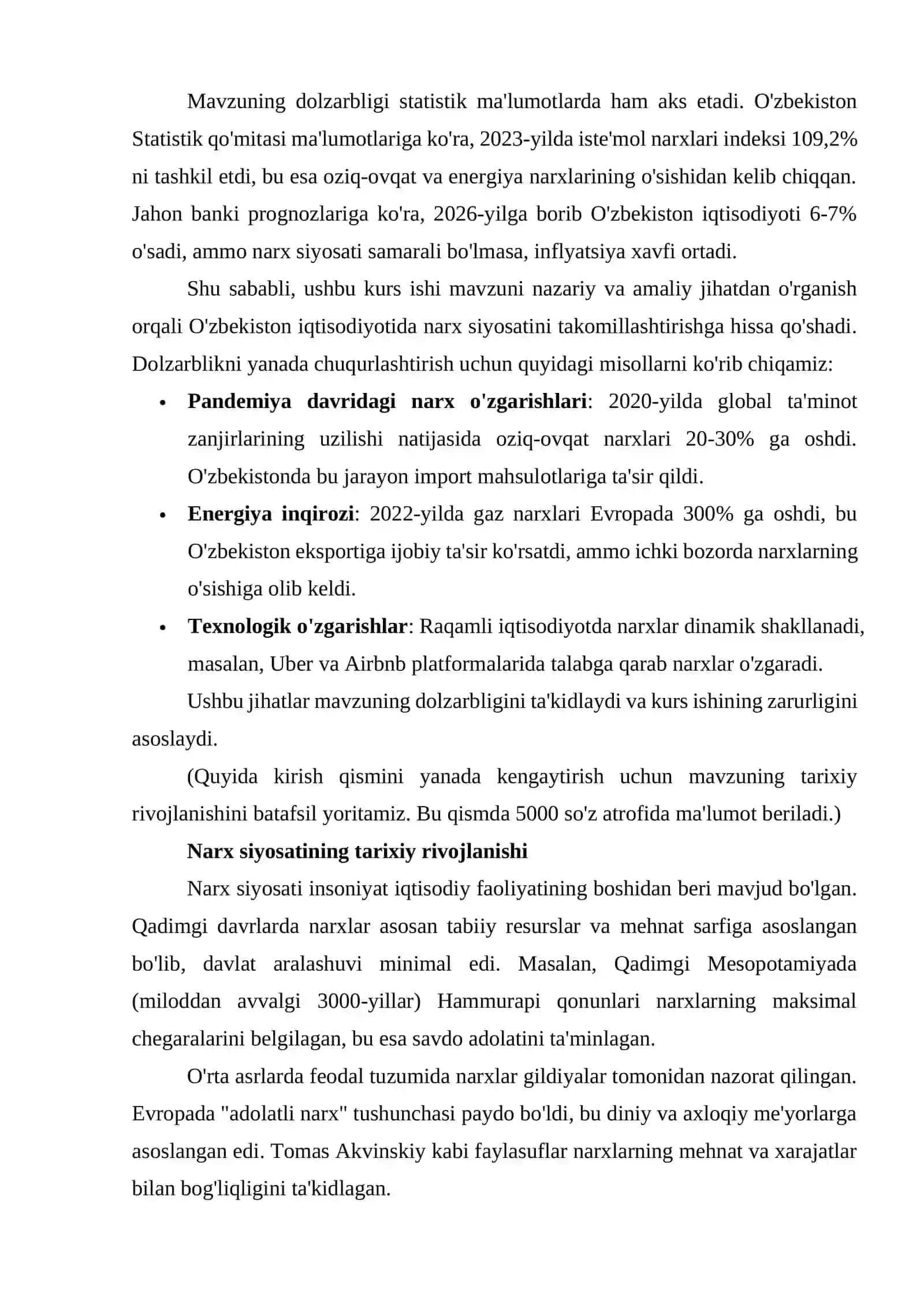 Narx siyosatining nazariy asoslari 4
