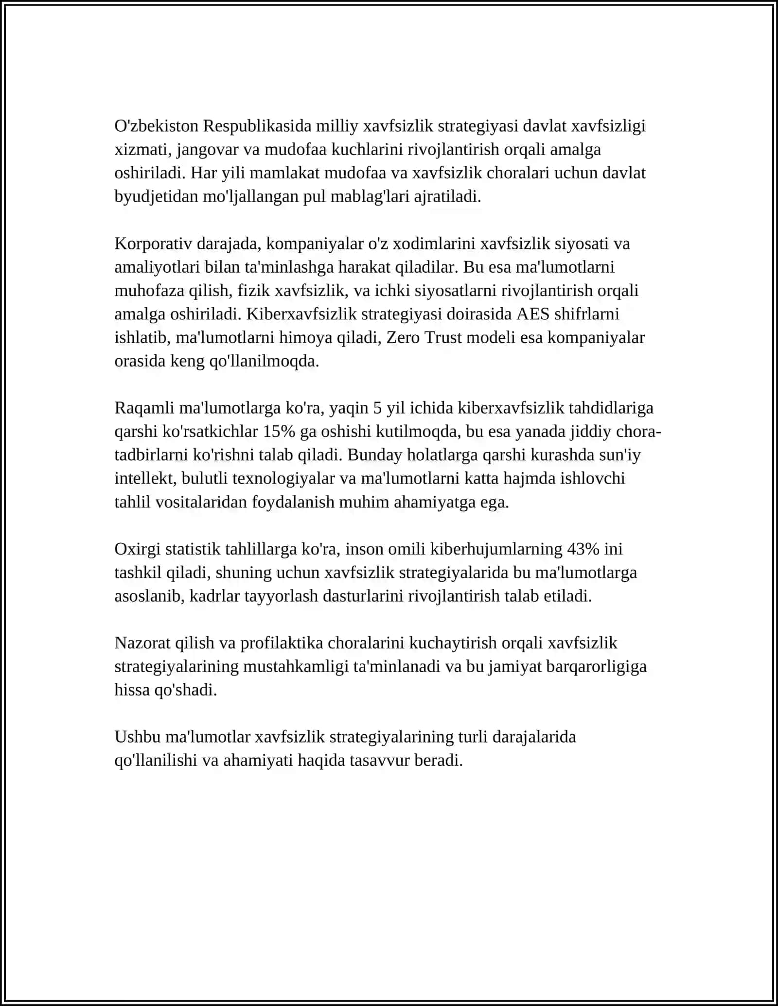 XAVFSIZLIK VA TASHQI SIYOSAT PRAGMATIK HAMKORLIKNING ASOSI 4