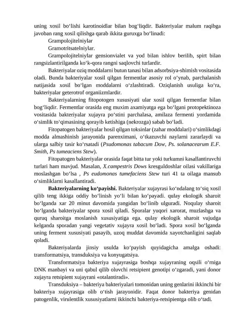 O’simliklarda kassallik qo’zg’atuvchi bakteriyalar 4