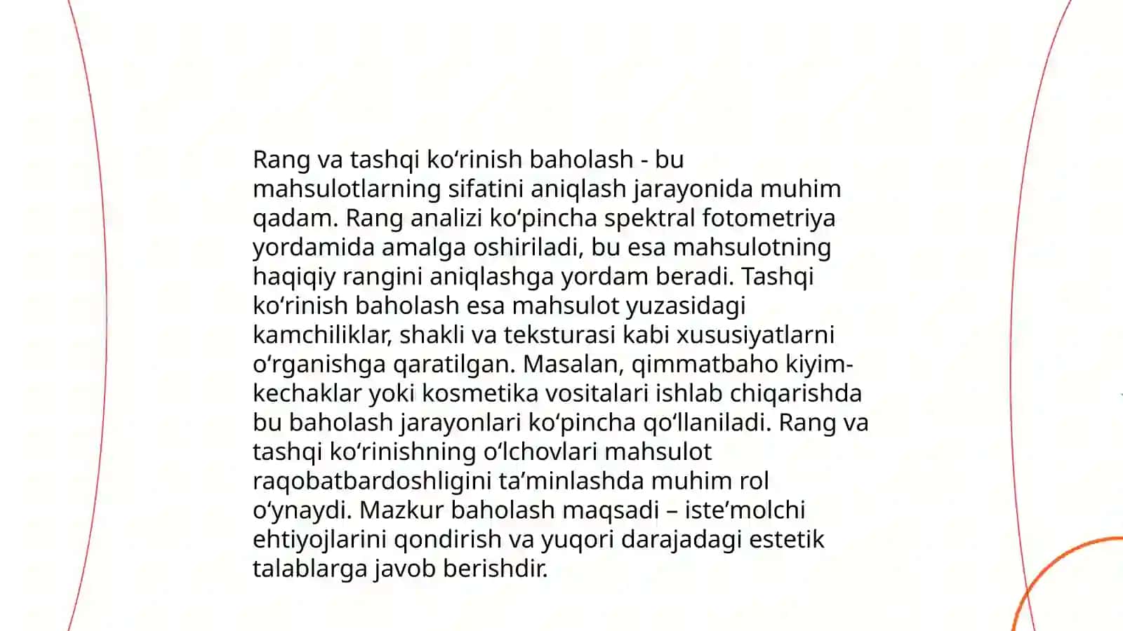 Unning organoleptik va fizik -kimyoviy koʻrsatkichlari 4