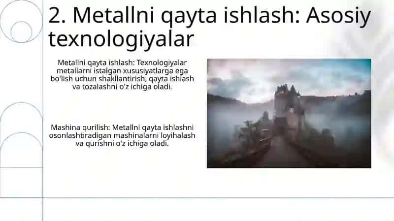 Mashinasozlik va metallarni qayta ishlash 4