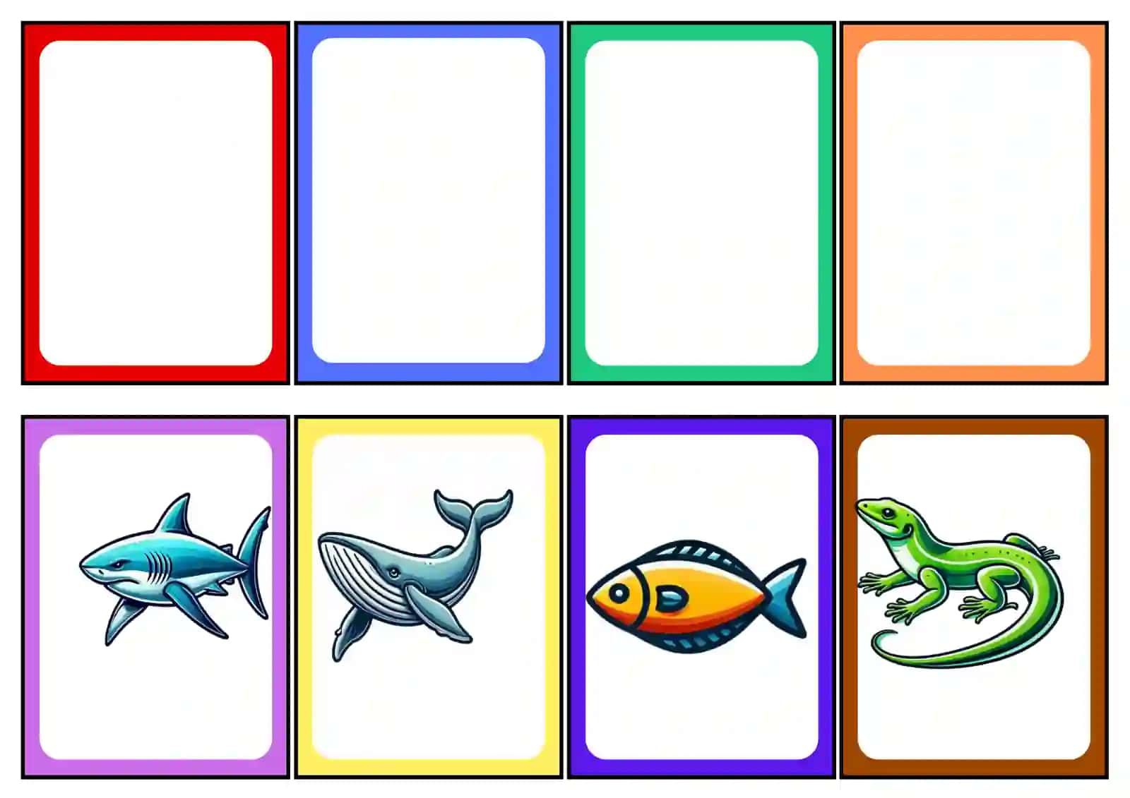 UY HAYVONLARI VA YOVVOYI HAYVONLAR FLASH CARD 4