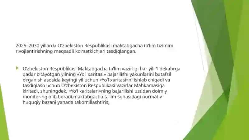 Maktabgacha ta'limni rivojlantirish 4
