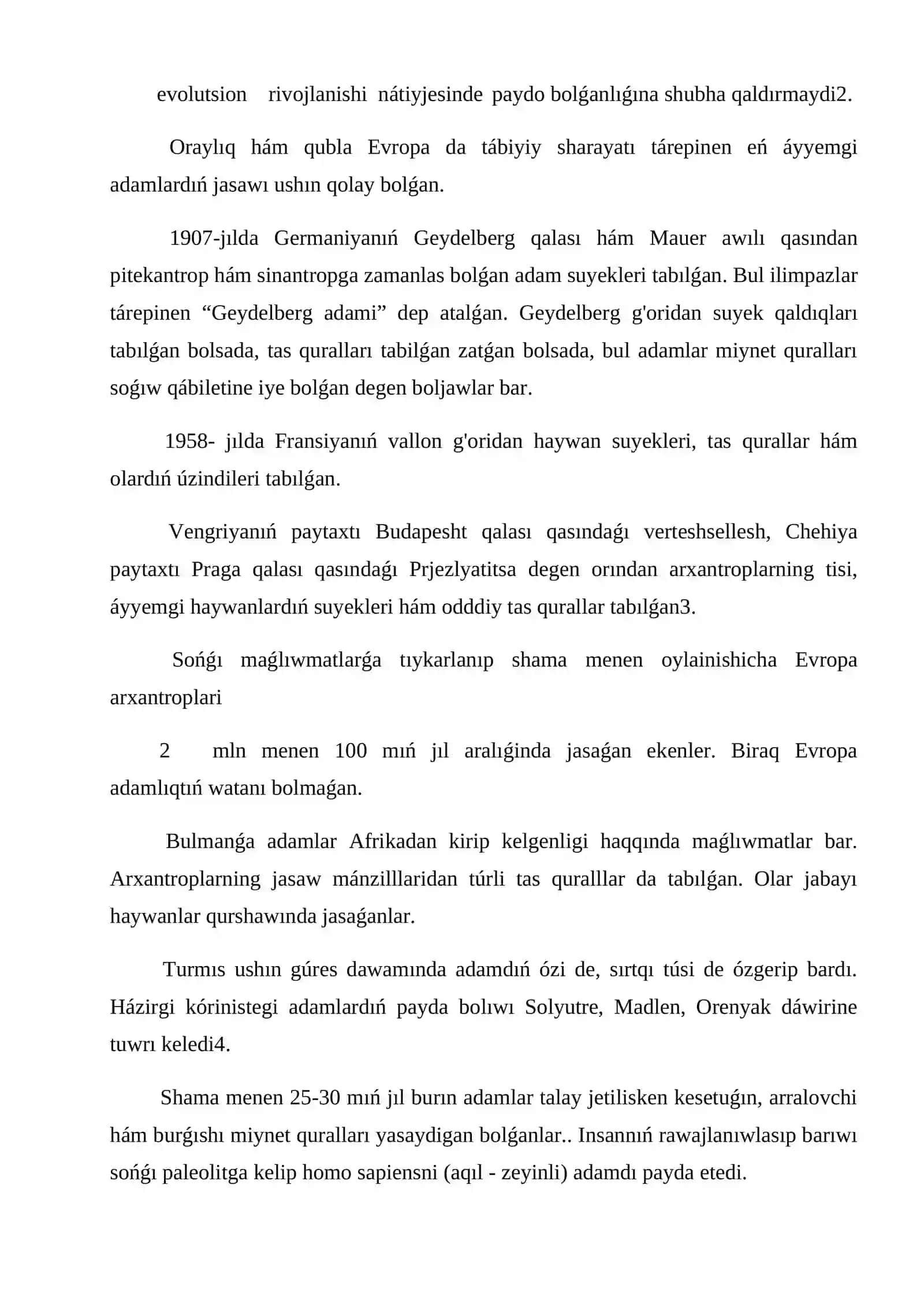 Adamnıń payda bolıwında sociallıq aspektler 4
