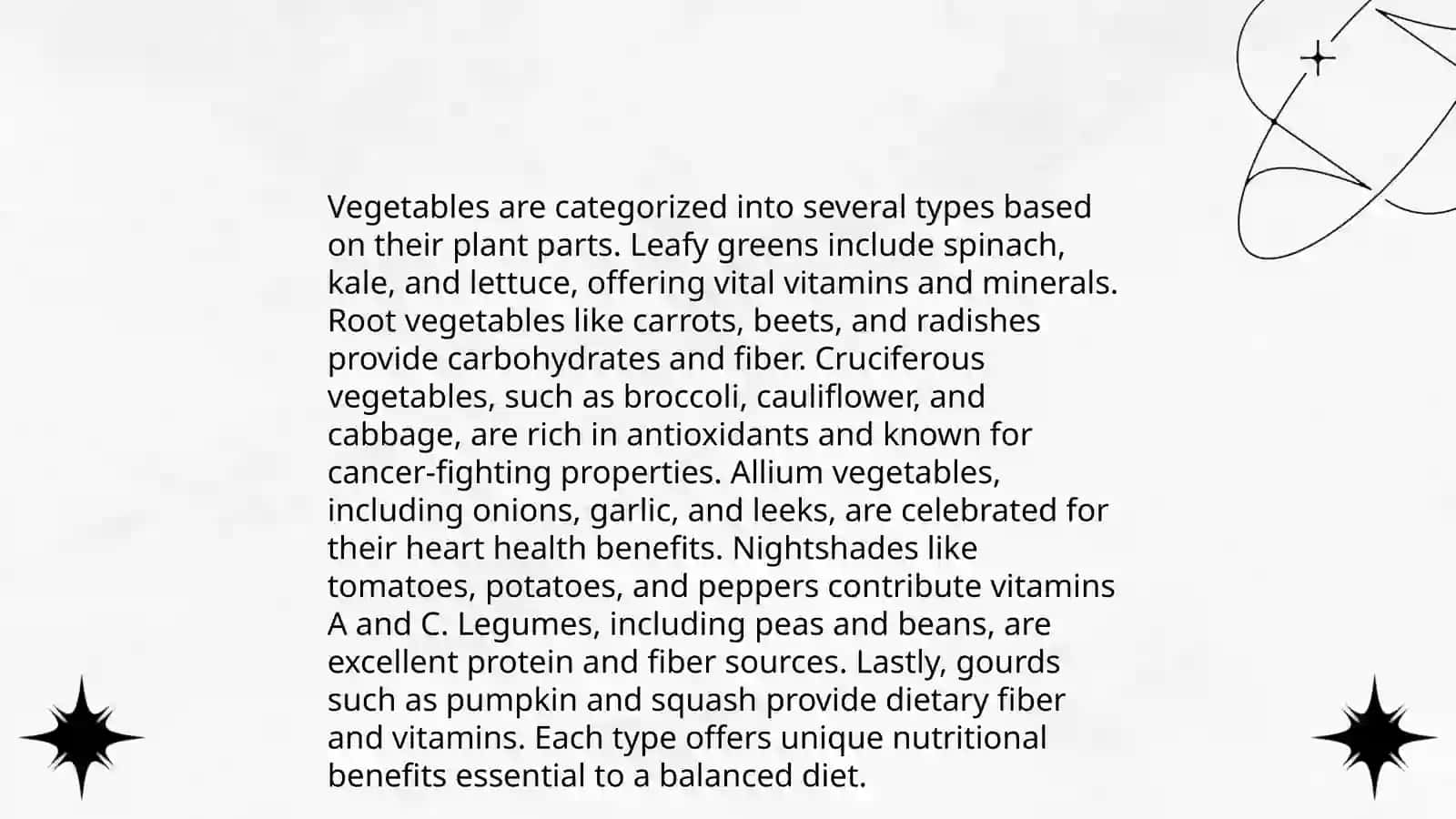 Nutritional Benefits of Vegetables 4