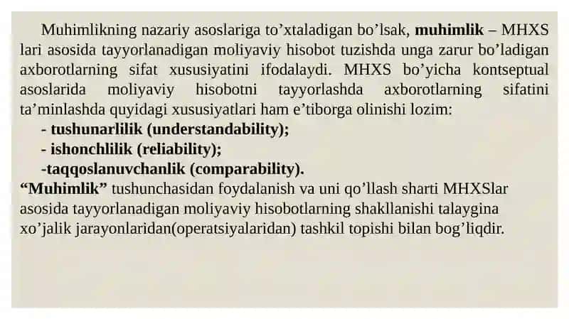 AUDITORLIK TEKSHIRUVIDA MUHIMLIK VA RISK 4