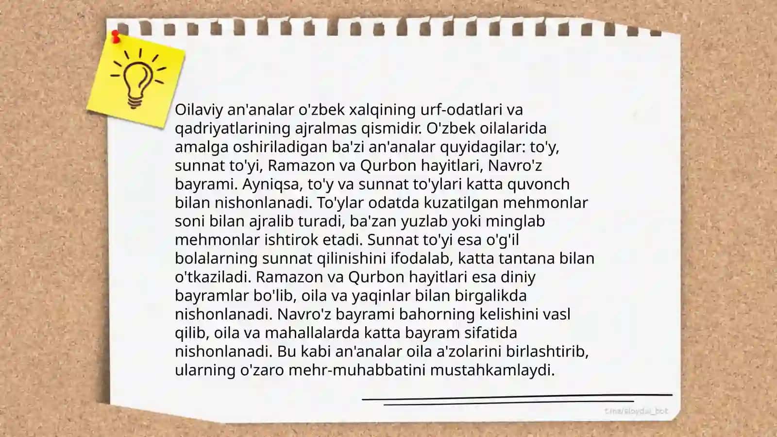 Oila qadriyatlari 4