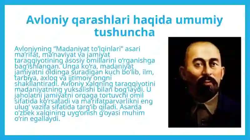 Avloniyning Madaniyat to'lqinlari maqolasi va E.Tofflerning Uchinchi to'lqin asarini qiyosiy tahlil etish 4