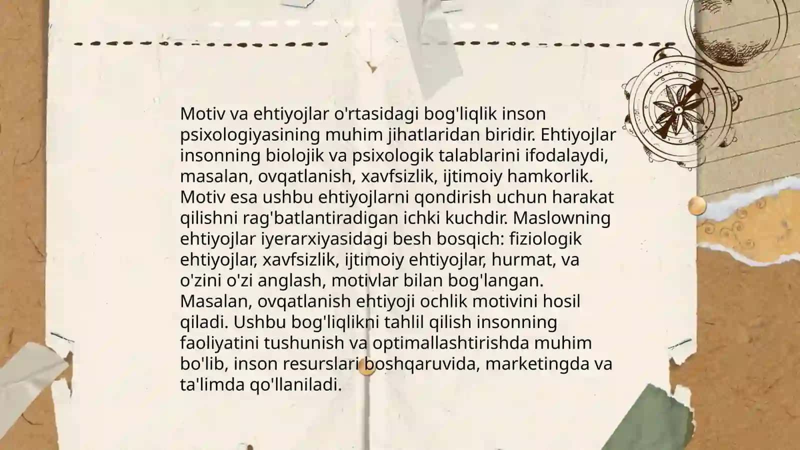 Xorij psixalogiyasida motiv va motivatsiya muammosi 4