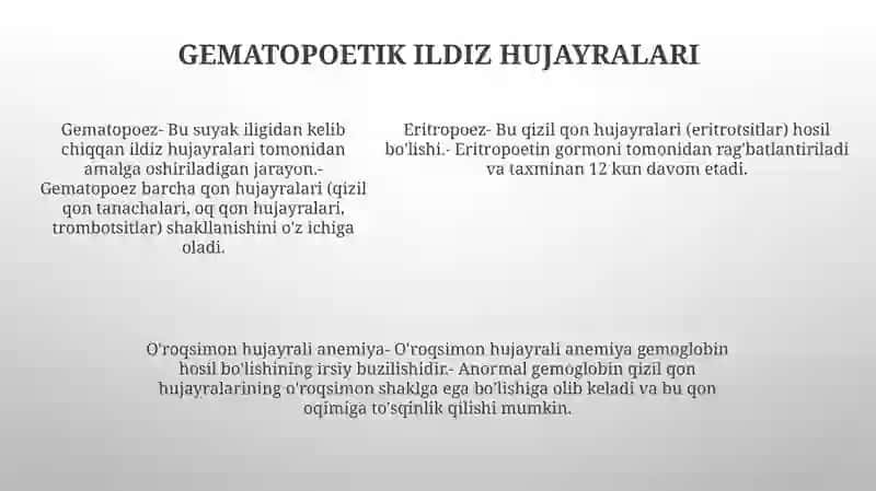 Eritropoez Mexanizimi Va Unga Ta'Sir Etuvchi Omillar 4