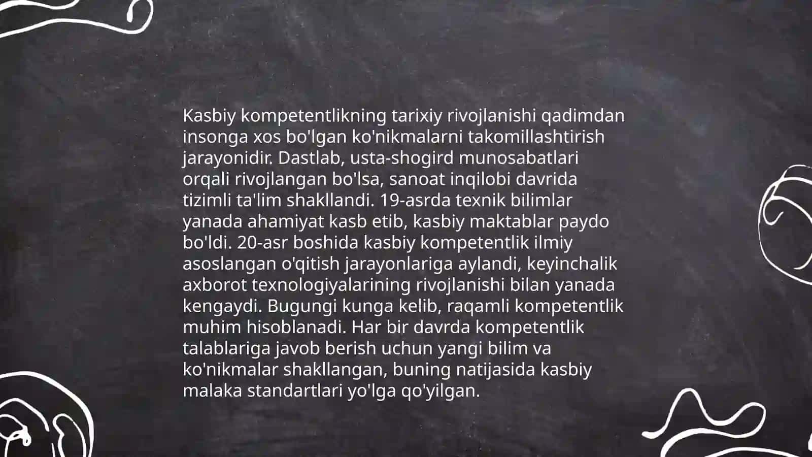 Kasbiy kompetentlik fanining mazmuni mohiyati o'rganishning ahamiyati 4
