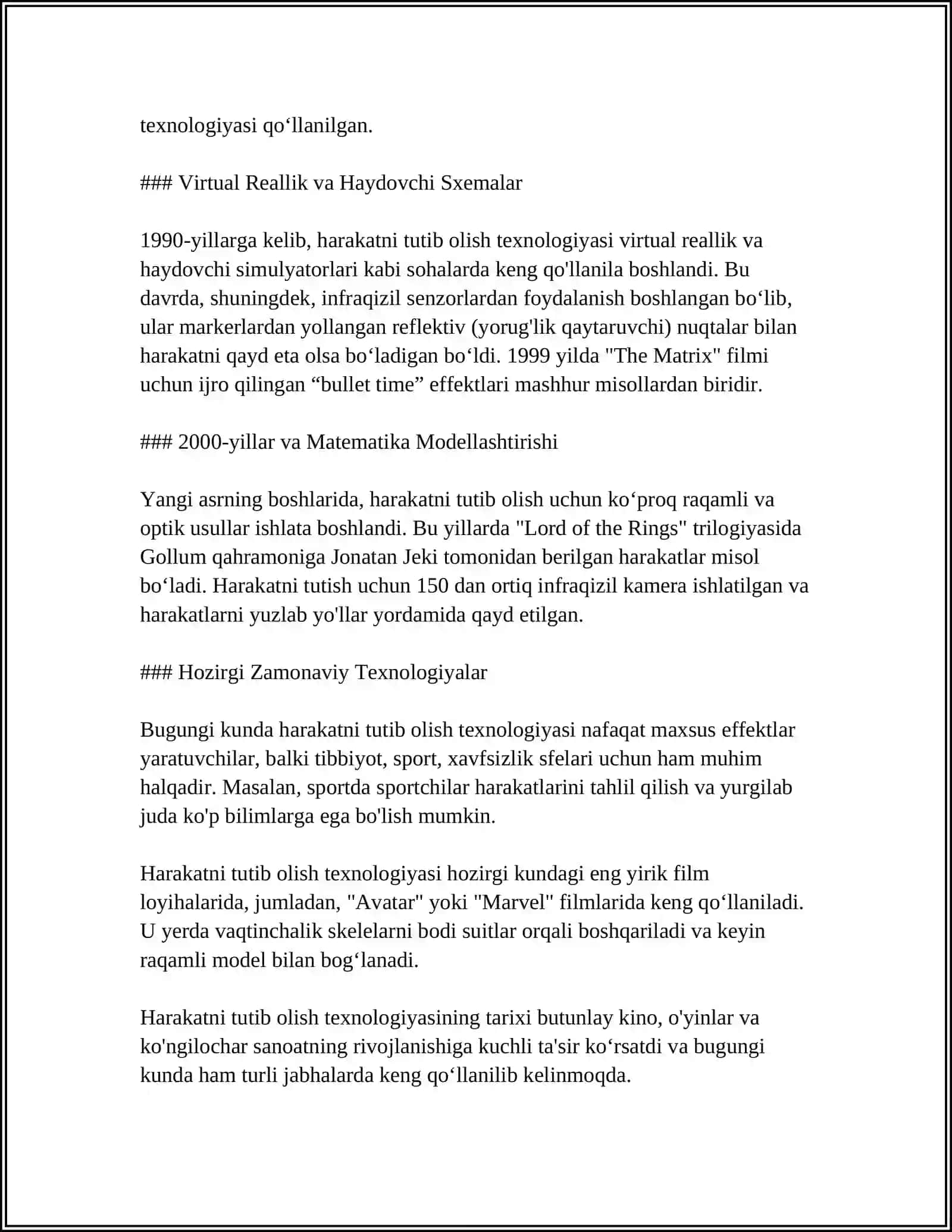 HARAKATNI TUTIB OLISH TEXNOLOGIYASI 4