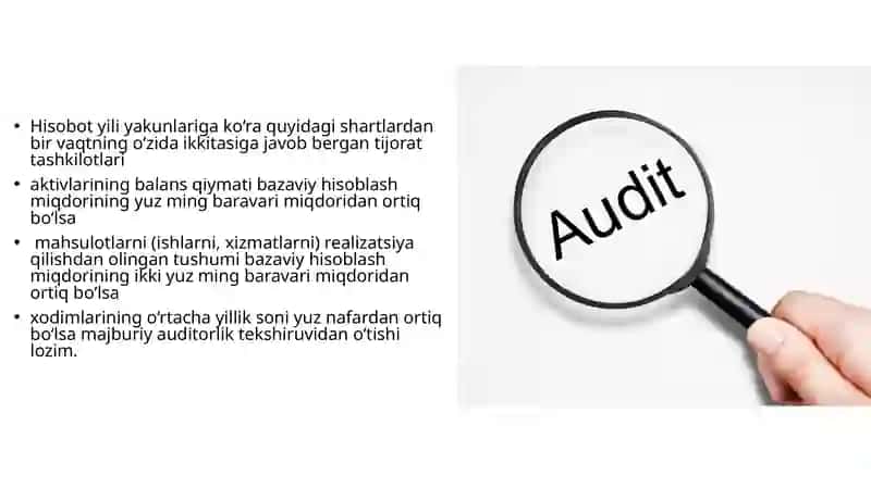 Auditorlik tekshiruvi turlari va shakllari 4