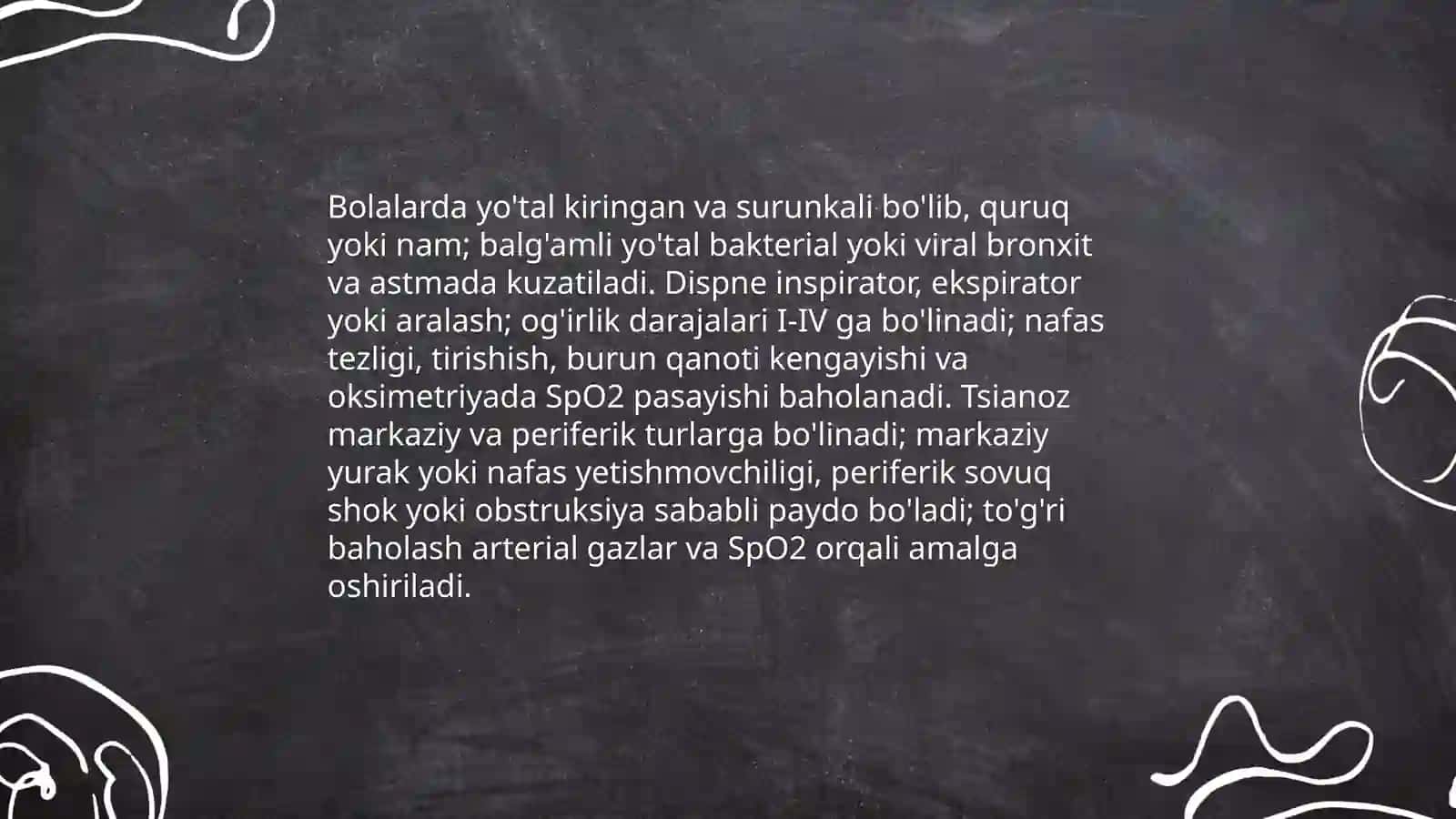 Bolalarda nafas tizimi kasalliklari va ularning semiotikasi 4