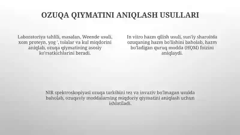 Go'shtbob zotli sigirlarga ozuqa miqdori belgilash va ratsion tuzish 4