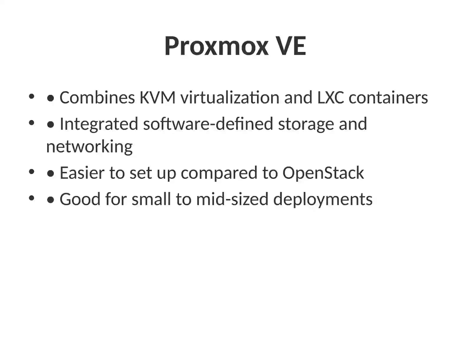 Open-Source Software Platforms for Private Clouds 4