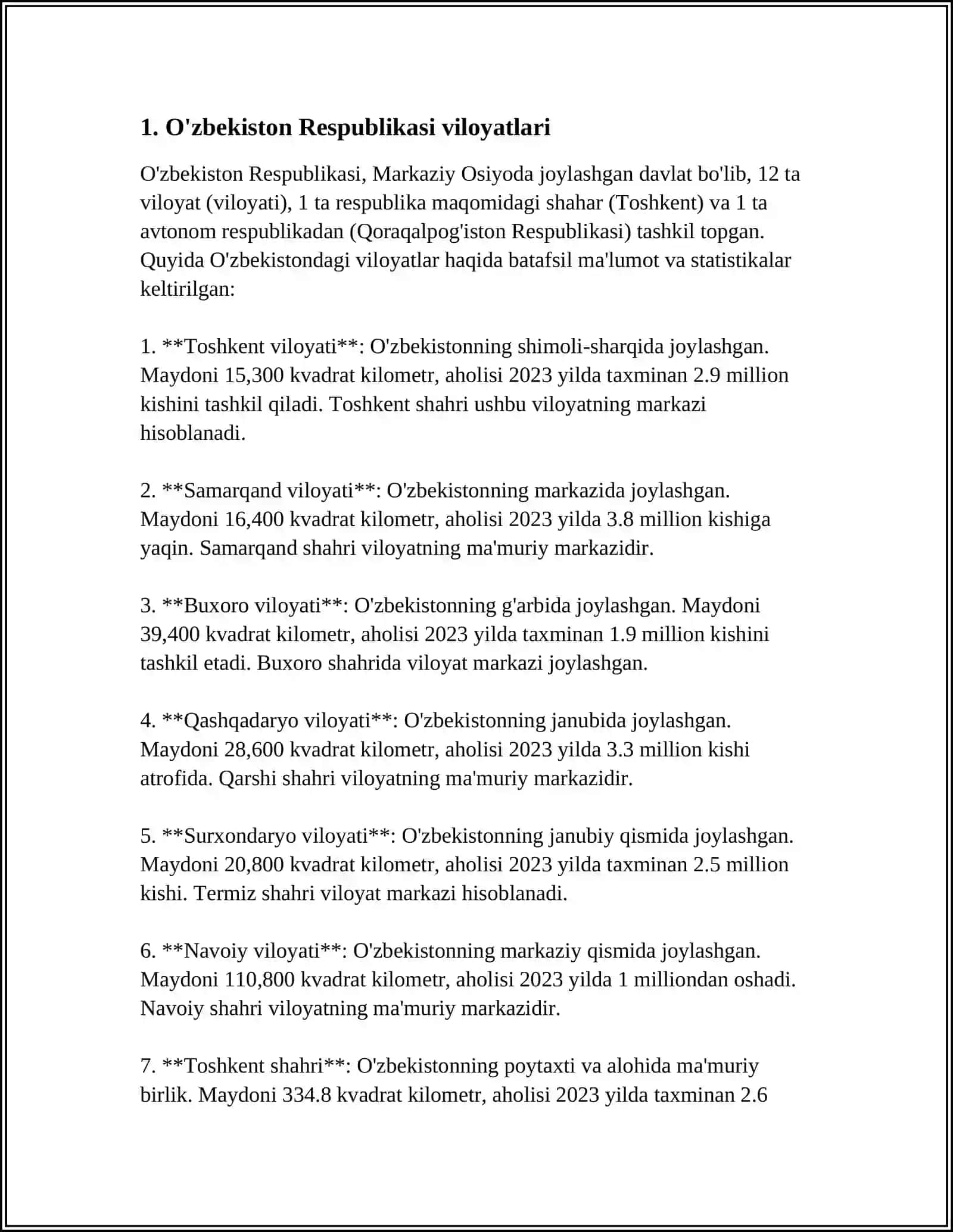 O'zbekiston Respublikasining ma'muriy-hududiy tuzilishi 4