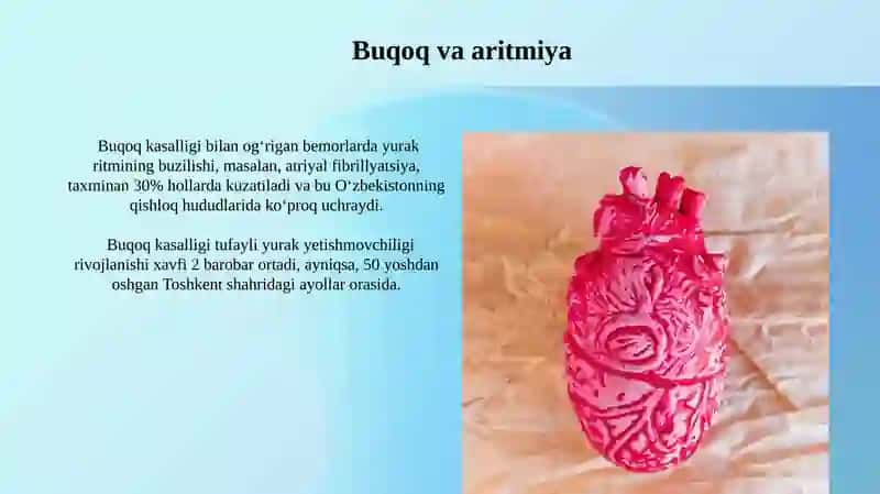 Buqoq Kasalligida Yurak qon tomir tizimidagi oʻzgarishlar 4
