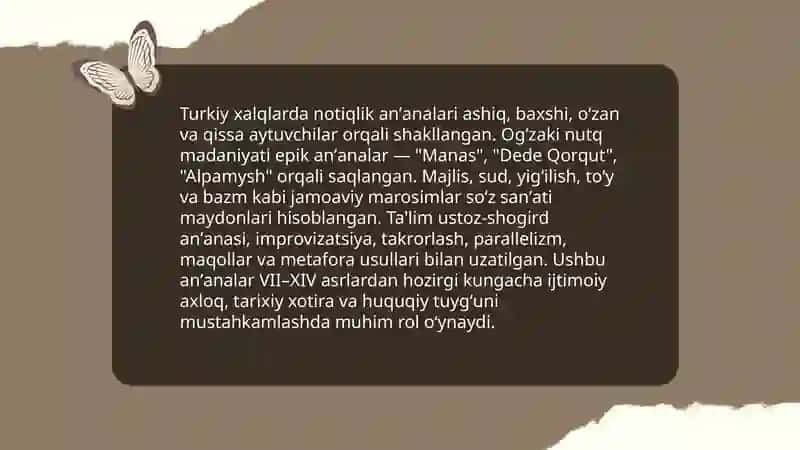 Nutq madaniyati va notiqlik sanʼatining tarixiy ildizlari 4
