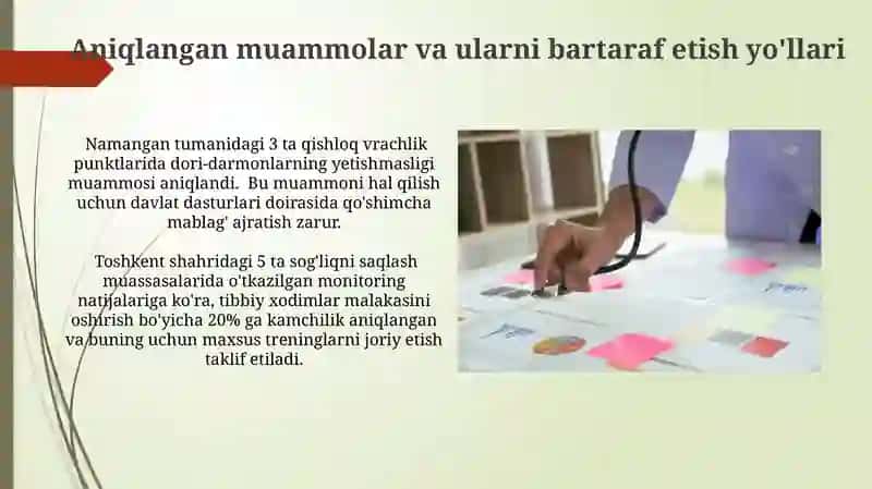 Olib borilgan ishlar monitoring olib borilishi va baholash 4