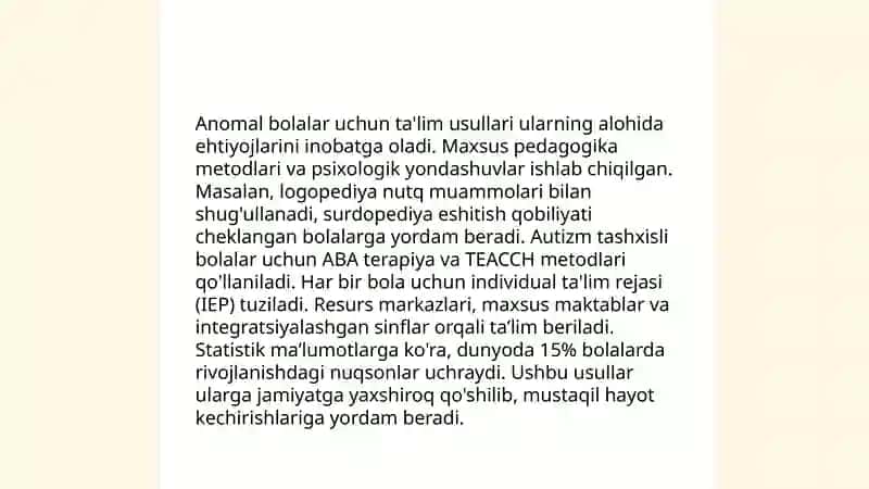 Anomal bolalar bilan olib boradigan korreksion ishlar 4