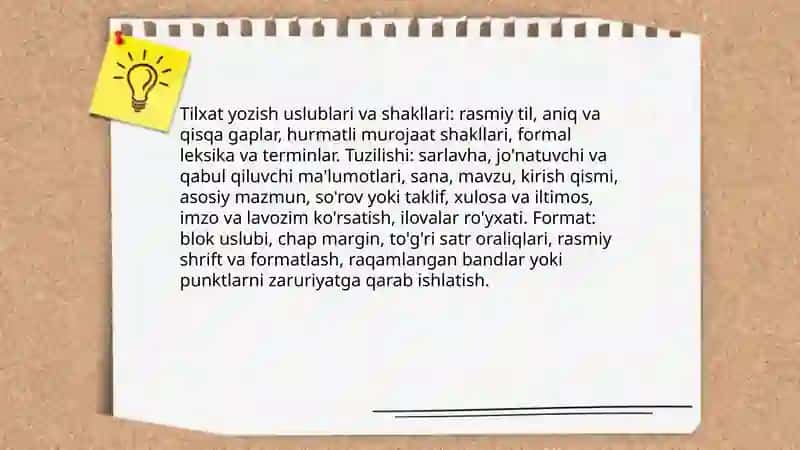Tarjimayi hol (CV) tuzish qoidalari va namunalari 4