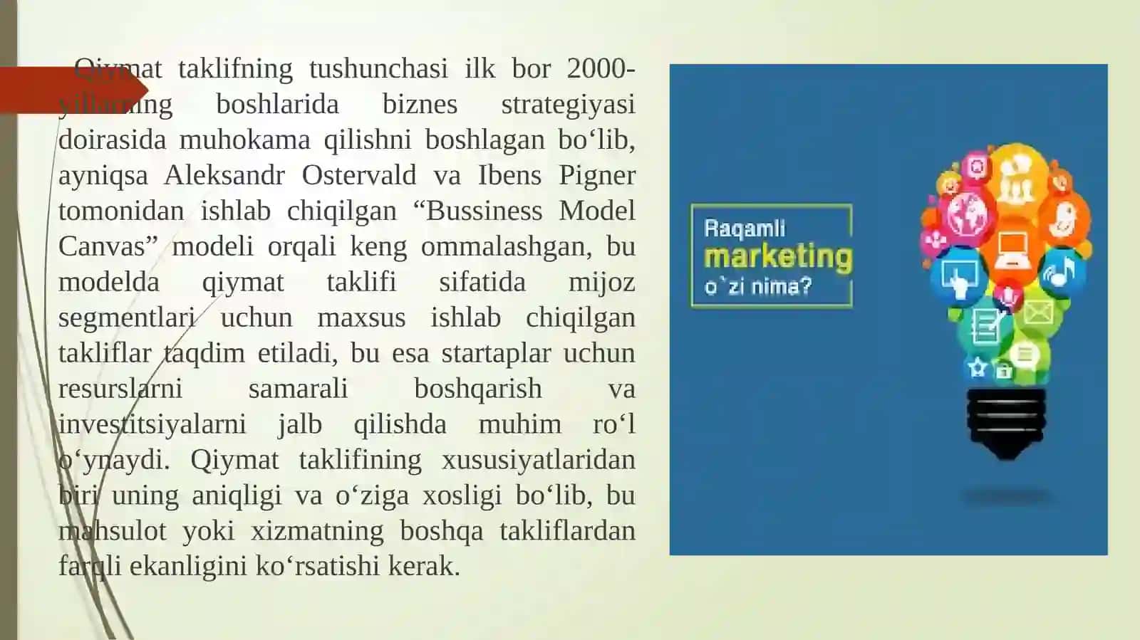 Raqamli startap loyihada marketing va PR 4