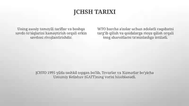 Xalqaro savdo tashkiloti va uning amal qilish tamoyillari 4