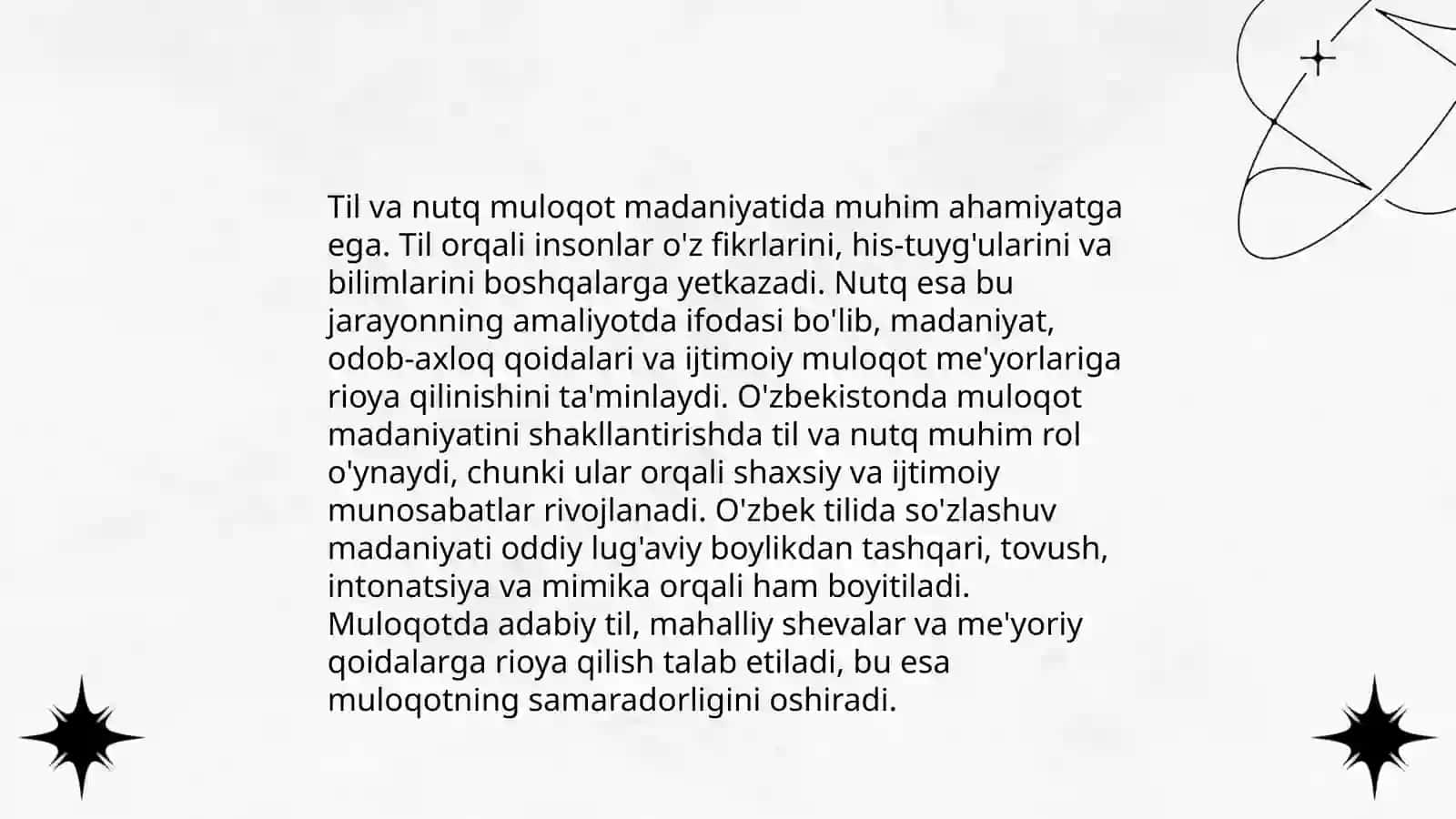 Muloqot madaniyatini shakllantirish 4