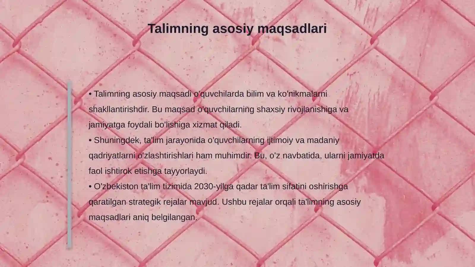 Talimining asosiy vazifalari 4