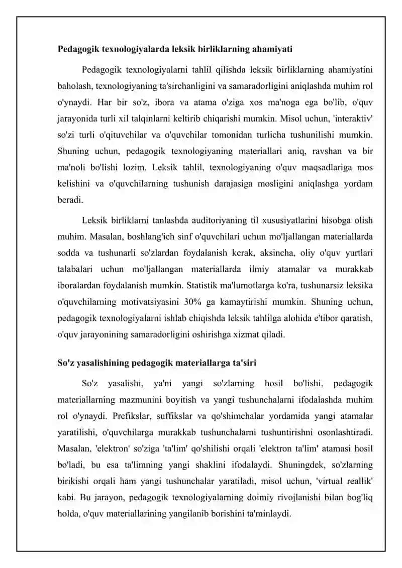 So‘z tarkibini pedagogik texnologiyalarni o‘rganishda qo‘llash 4