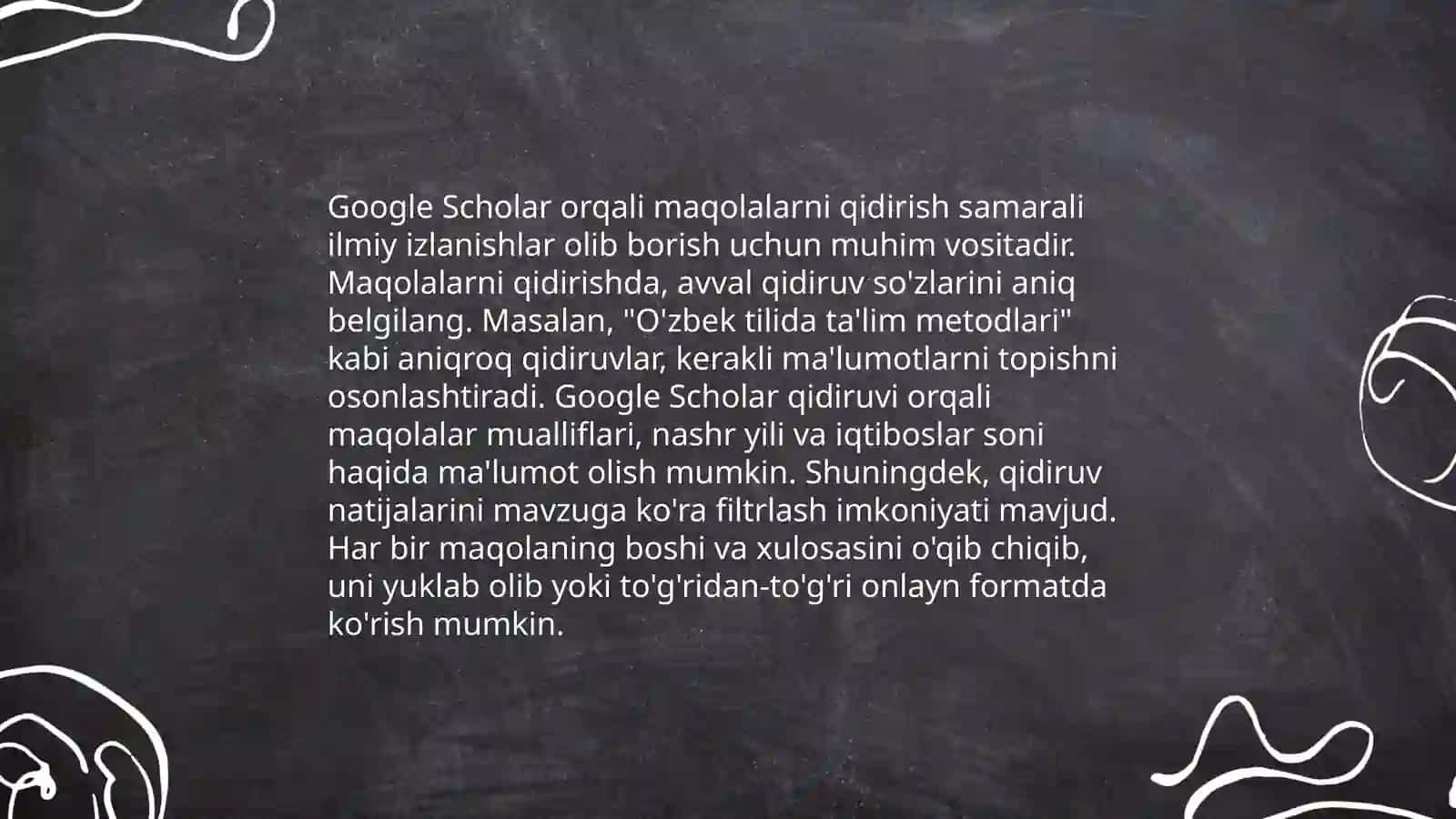 Google Scholar xizmati 4