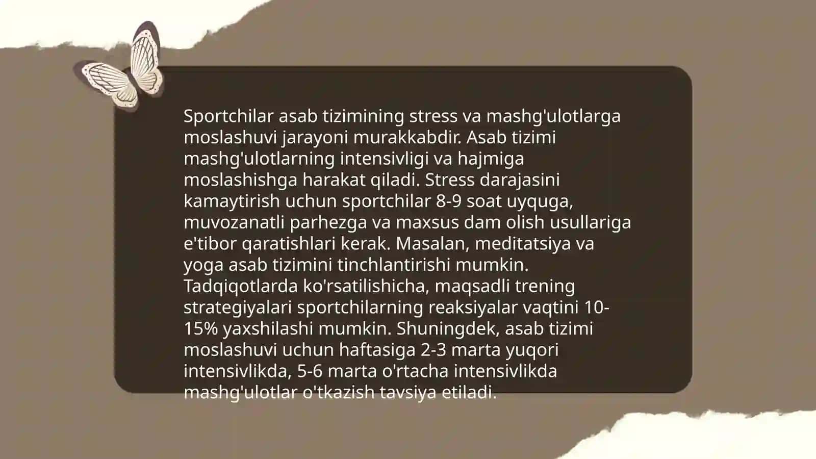 Sportchilarning asab tizimi kasalliklari turlari 4